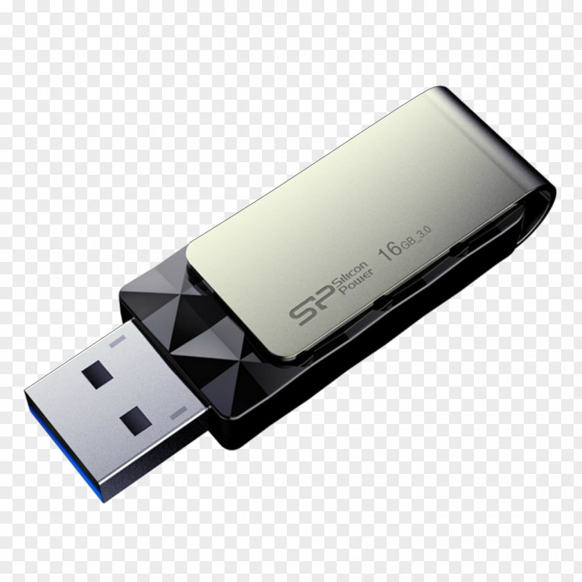 Usb Flash Disk Diamond-cutting USB Drive Blaze B30 Drives Silicon Power 3.0 PNG