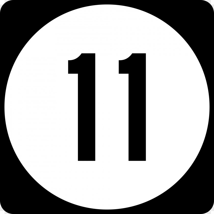 11 U.S. Route Number Highway Road 66 PNG