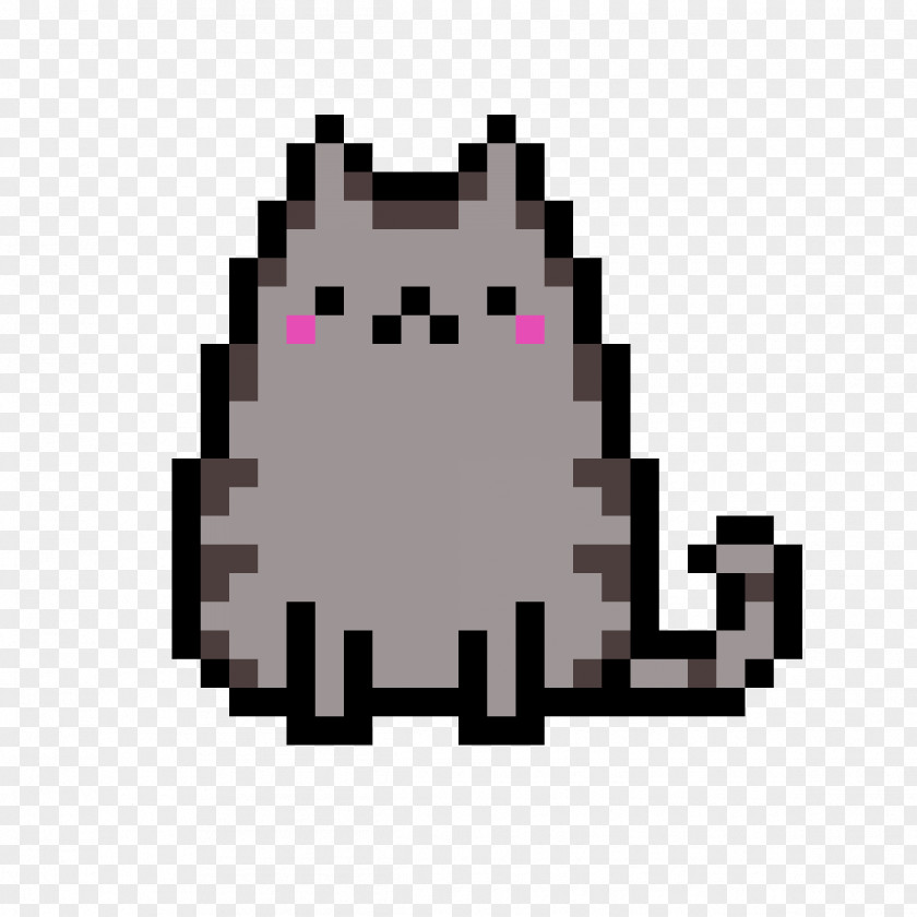 Cat Pixel Art Pusheen PNG