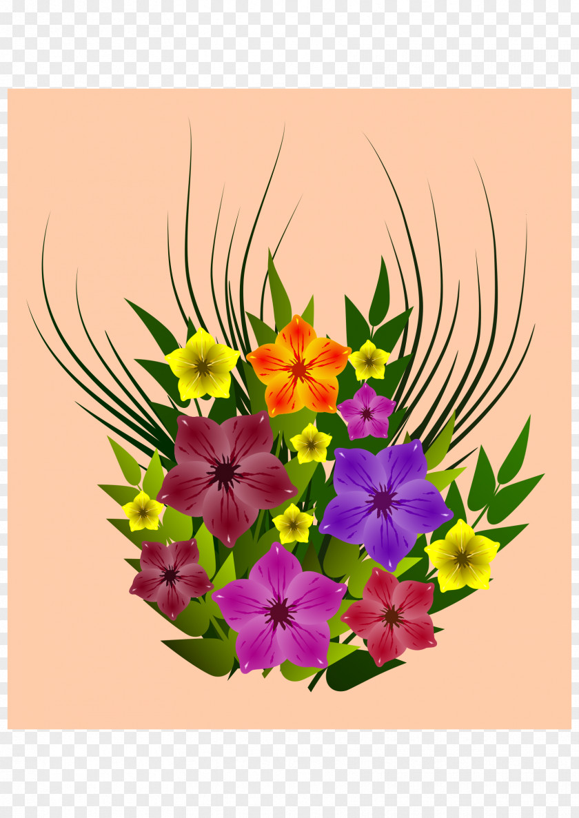 Euclidean Flower Cut Flowers Floral Design Drawing Clip Art PNG