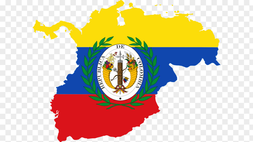 Flag Of Gran Colombia First Republic Venezuela PNG