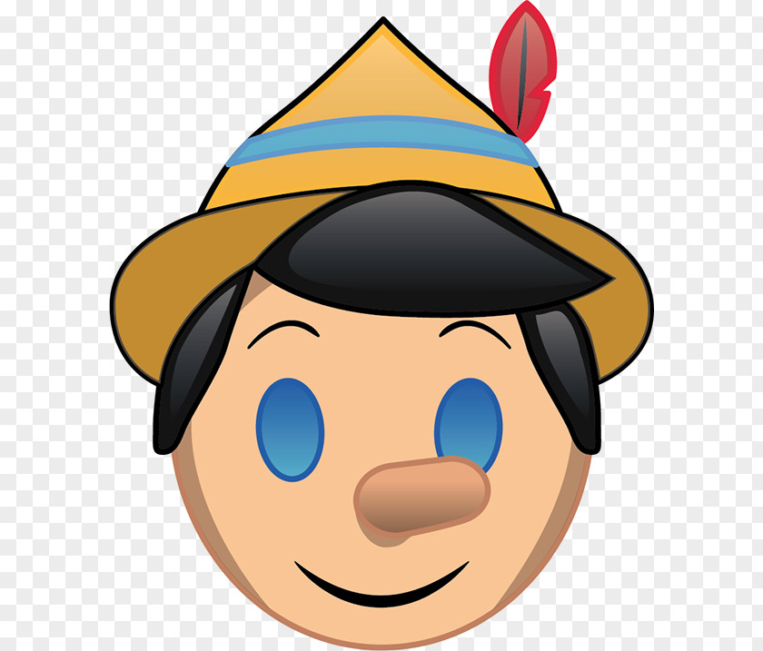Pinocchio Emoji Emoticon Smiley The Walt Disney Company PNG