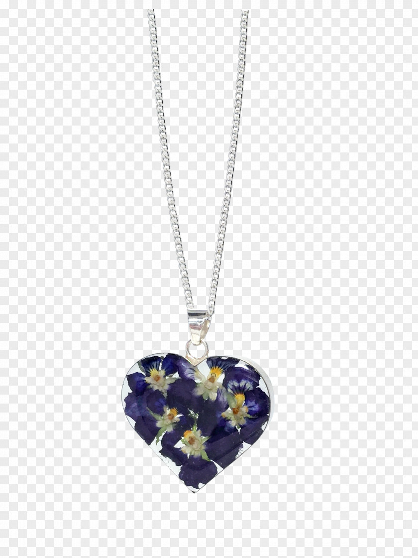 Sapphire Necklace Locket Jewellery Sterling Silver PNG