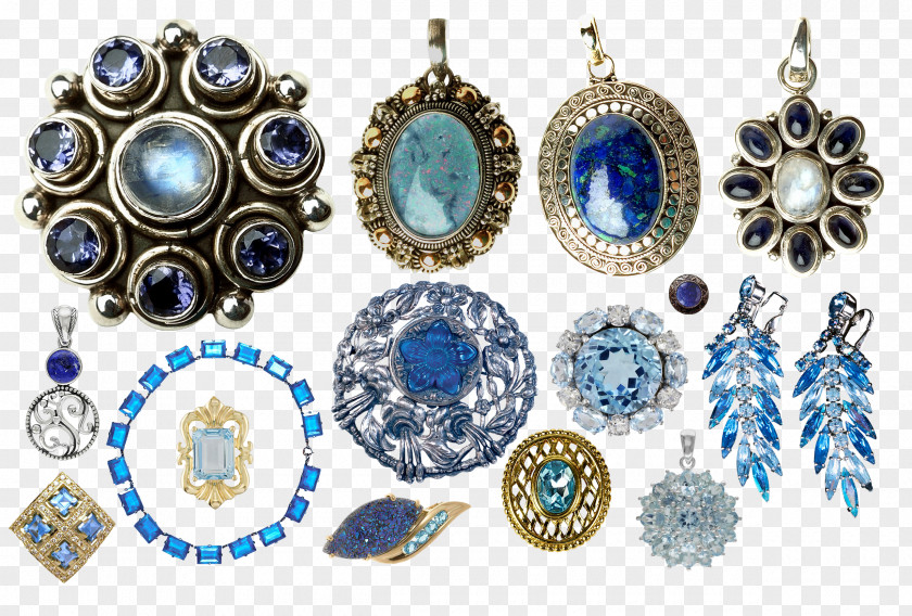 Sapphire Pendant Earring Jewellery Clip Art PNG