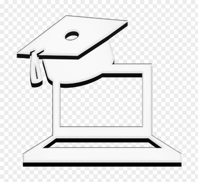 Student Icon Online Graduation Computer PNG