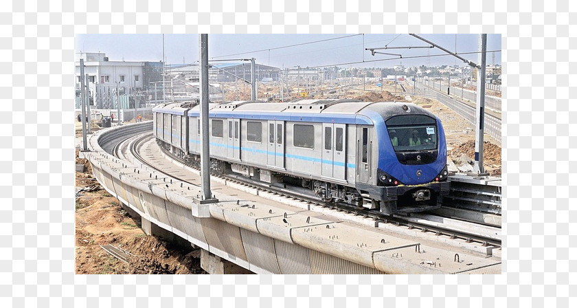 Train Rapid Transit Chennai Metro Rail Transport Mumbai PNG