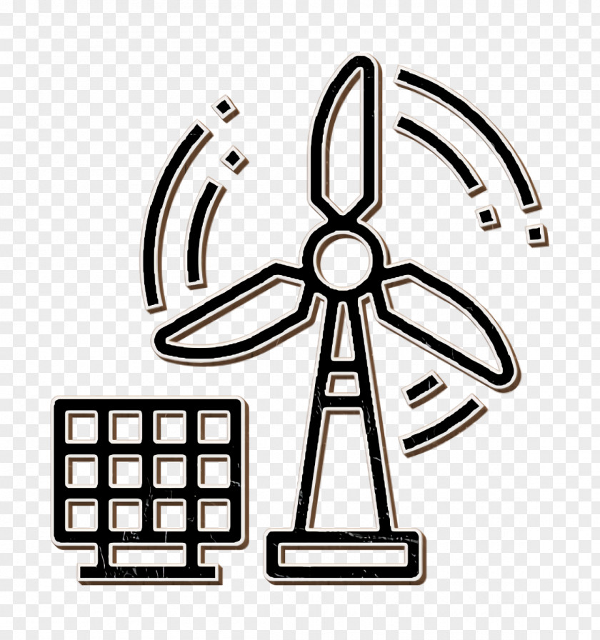 Green Energy Icon Wind Ecology PNG