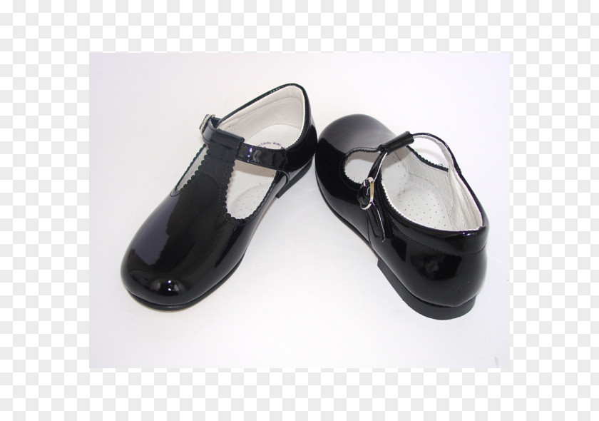 Patent Leather Slipper Shoe T-bar Sandal PNG