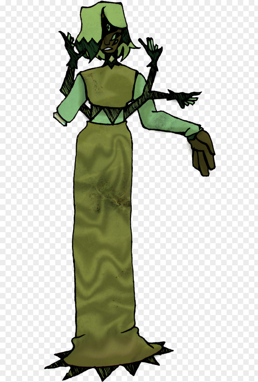 Robe Gown Green Tree PNG