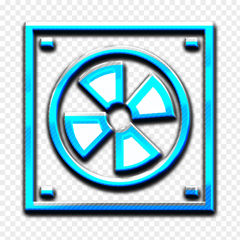 Symbol Electric Blue Accessories Icon Air Blower PNG