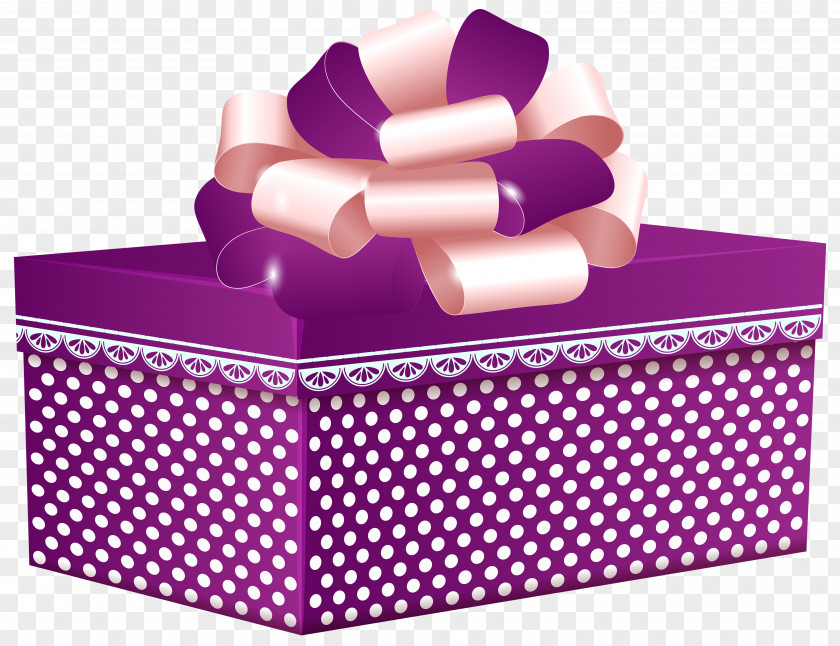 Wreath Wedding Gift Decorative Box Purple Clip Art PNG