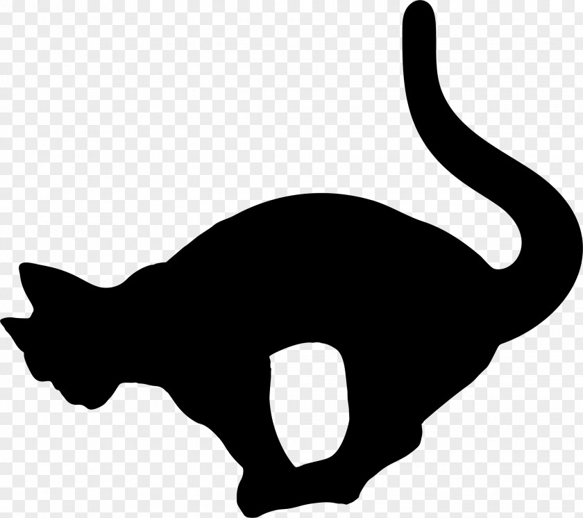 Animal Silhouettes Cat Kitten Silhouette Clip Art PNG