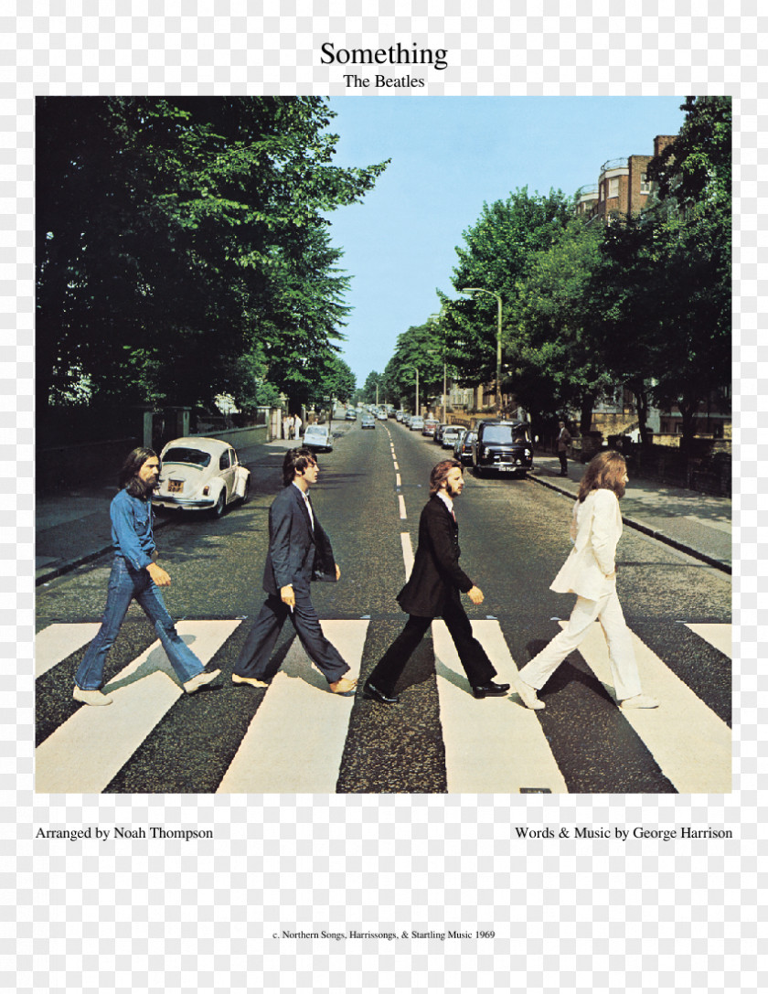 Beatles Abbey Road Phonograph Record The Album Cover PNG