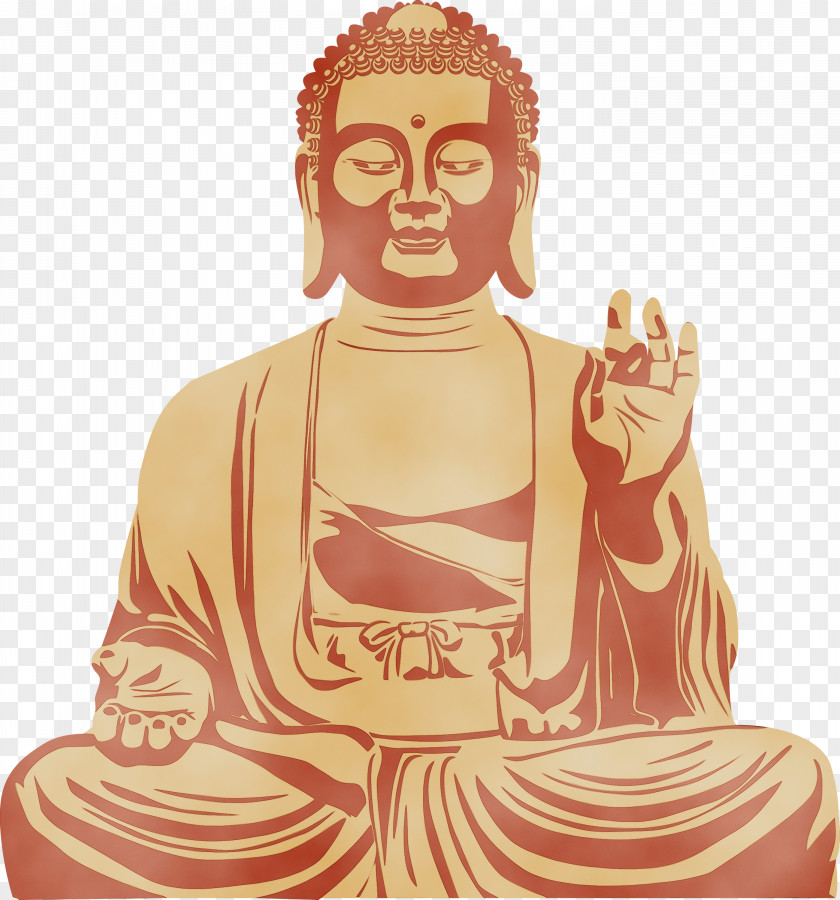 Gautama Buddha Religion, M Sitting PNG