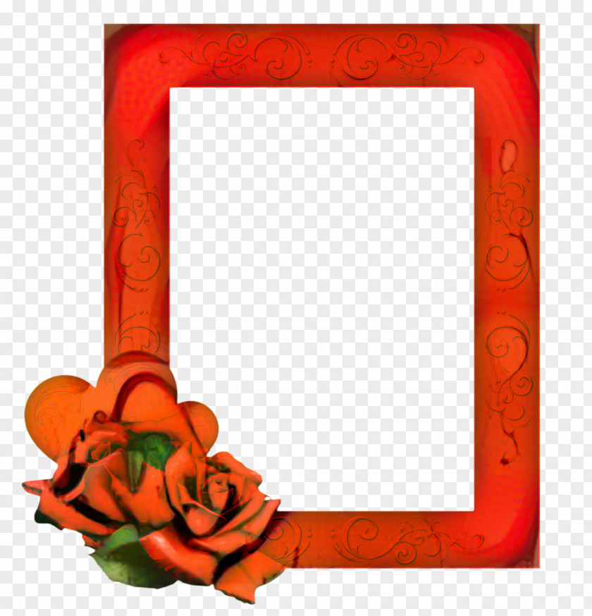 Interior Design Orange Love Background Frame PNG