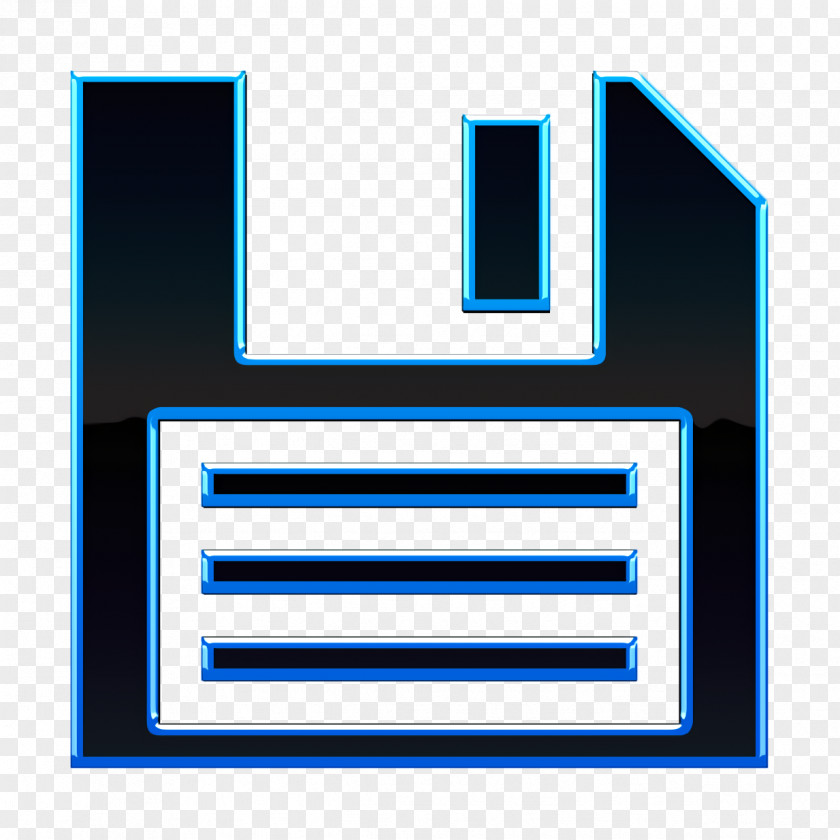 Logo Rectangle Line Electric Blue Font PNG