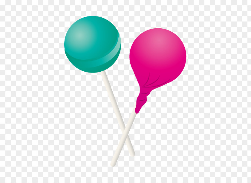 Lollipop Balloon Magenta PNG