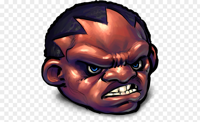Street Fighter Balrog Snout Head Face Mask Jaw PNG