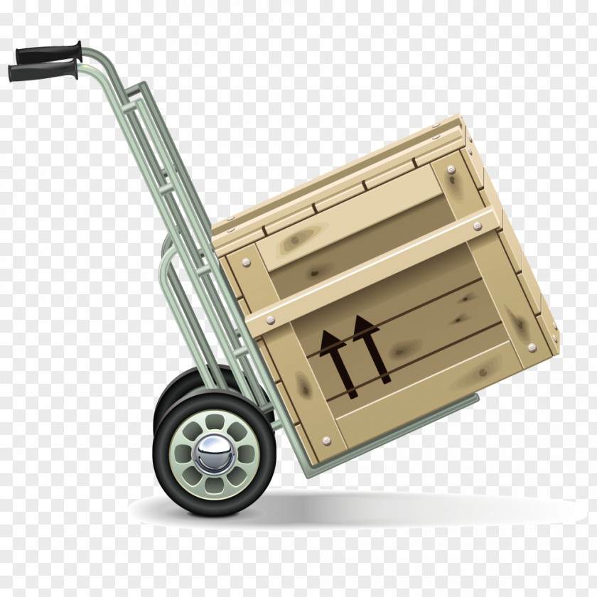 Vector Warehouse Transport Trolleys Royalty-free Drawing Illustration PNG