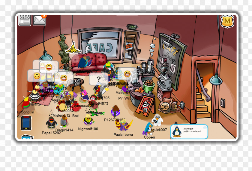 Coffee Game Cafe Club Penguin Toy PNG