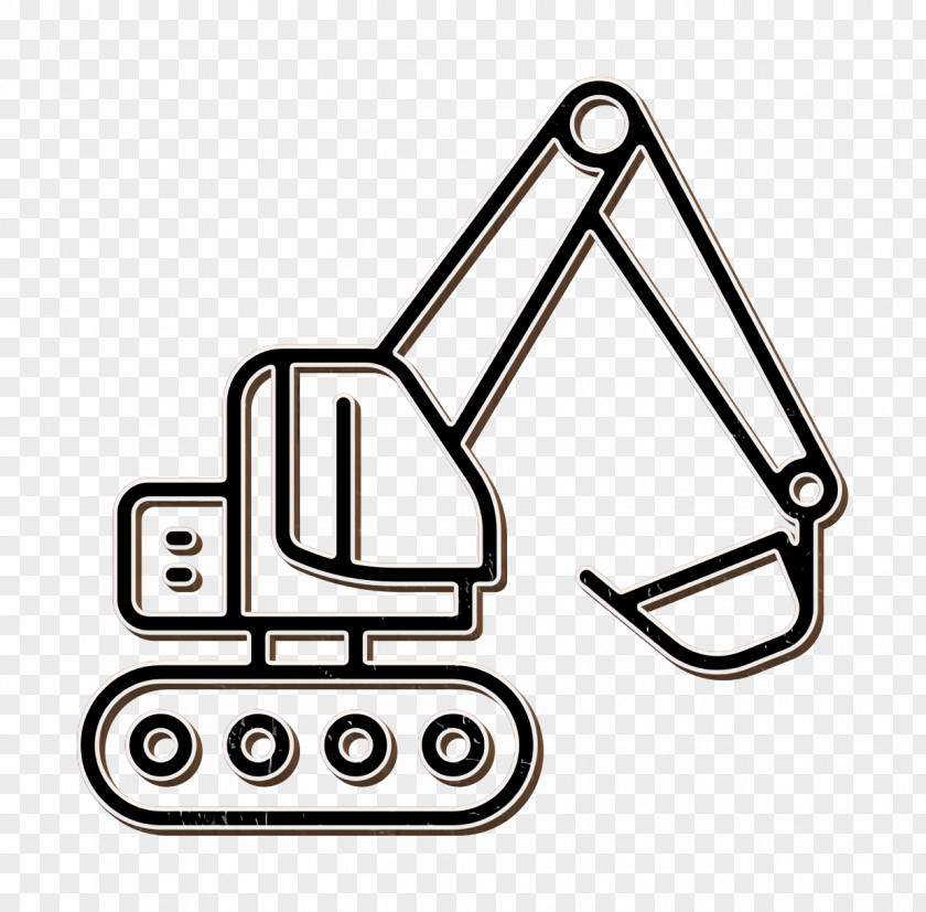 Excavator Icon Construction Machinery Truck PNG