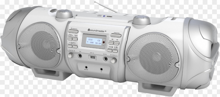 Ghetto Blaster DAB+ Boombox SoundMaster SCD8000AN AUX, Bluetooth, CD, DAB+, FM, USB Anthracite FM Broadcasting Compact Disc Radio PNG