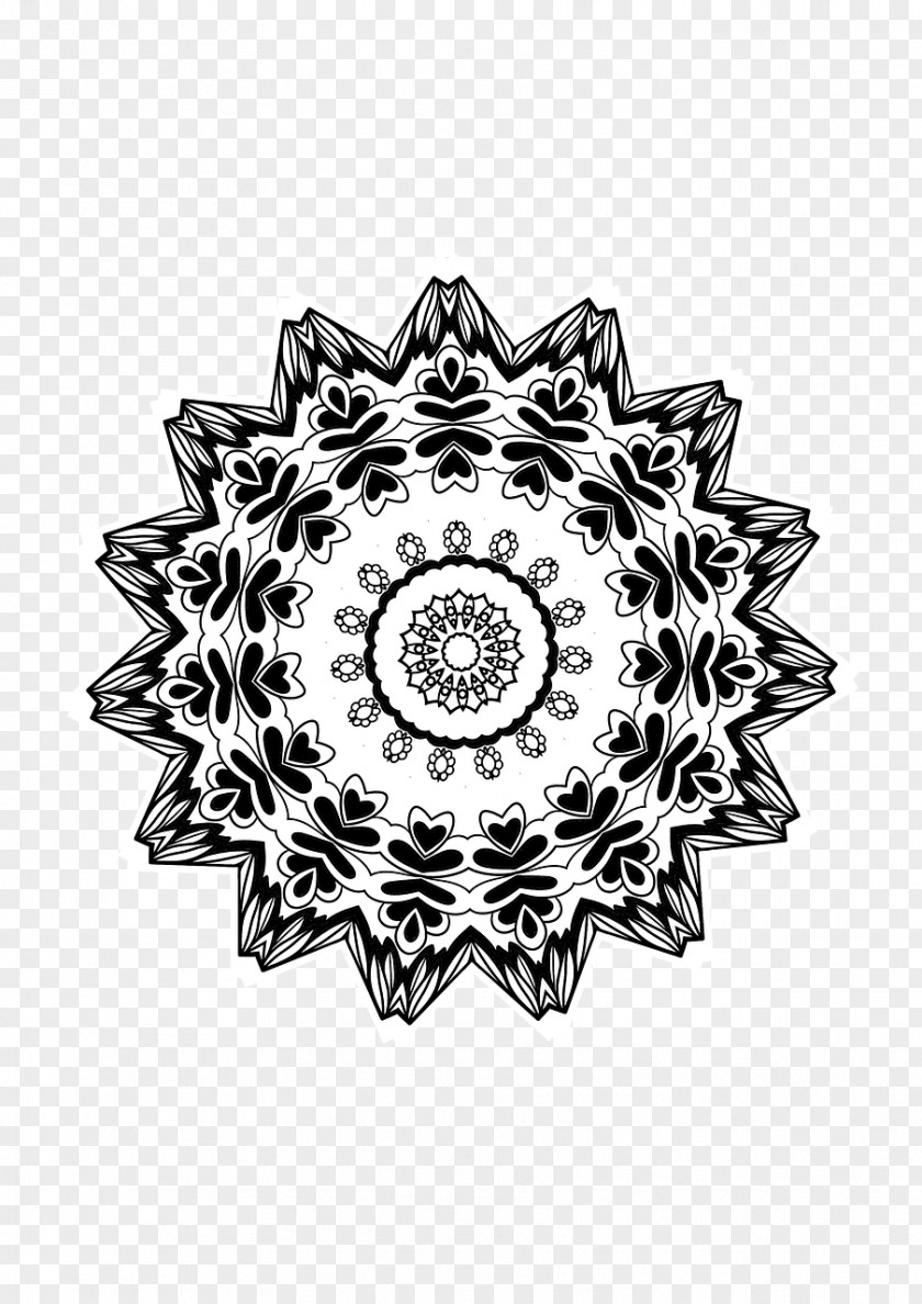 Indian Mandala Drawing PNG