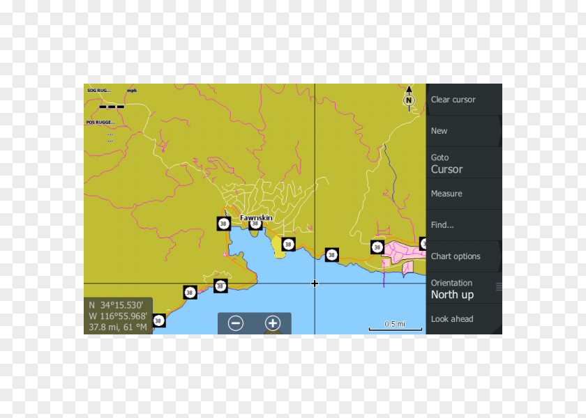 Map Trail Rugged Routes Central America GPS Navigation Systems PNG