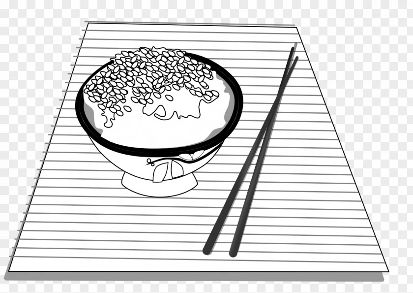 Rice Black And White Drawing Clip Art PNG