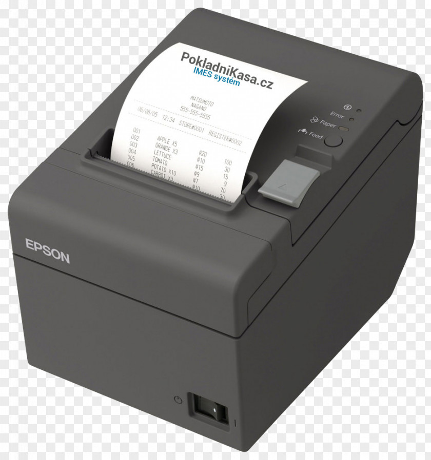 Tdp Point Of Sale Thermal Printing Printer Epson Ethernet PNG