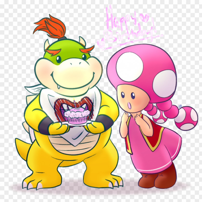 Toadette Bowser Jr. Character PNG