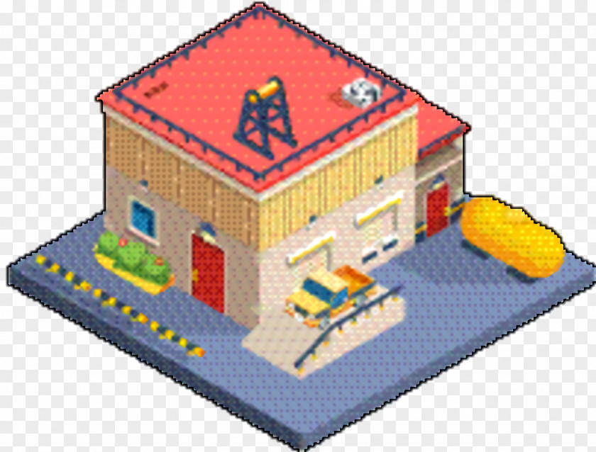 Toy Architecture Warehouse Cartoon PNG