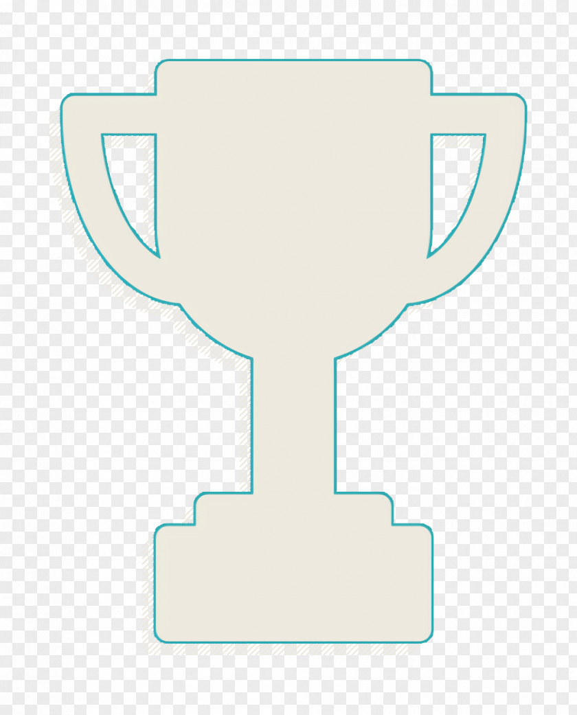 Trophy Sportive Cup Silhouette Icon Admin UI Sports PNG