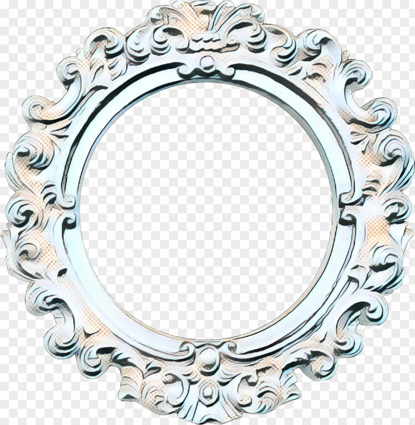 Jewellery Oval Mirror Body Jewelry Metal Fashion Accessory Silver PNG