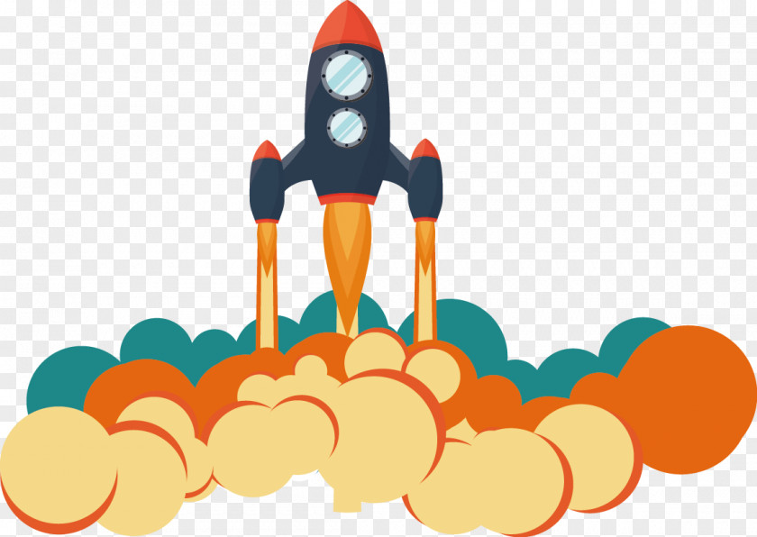 Rocket Launch Flight Download PNG