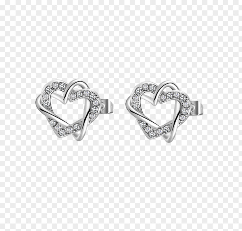 Silver Earring Body Jewellery Platinum PNG