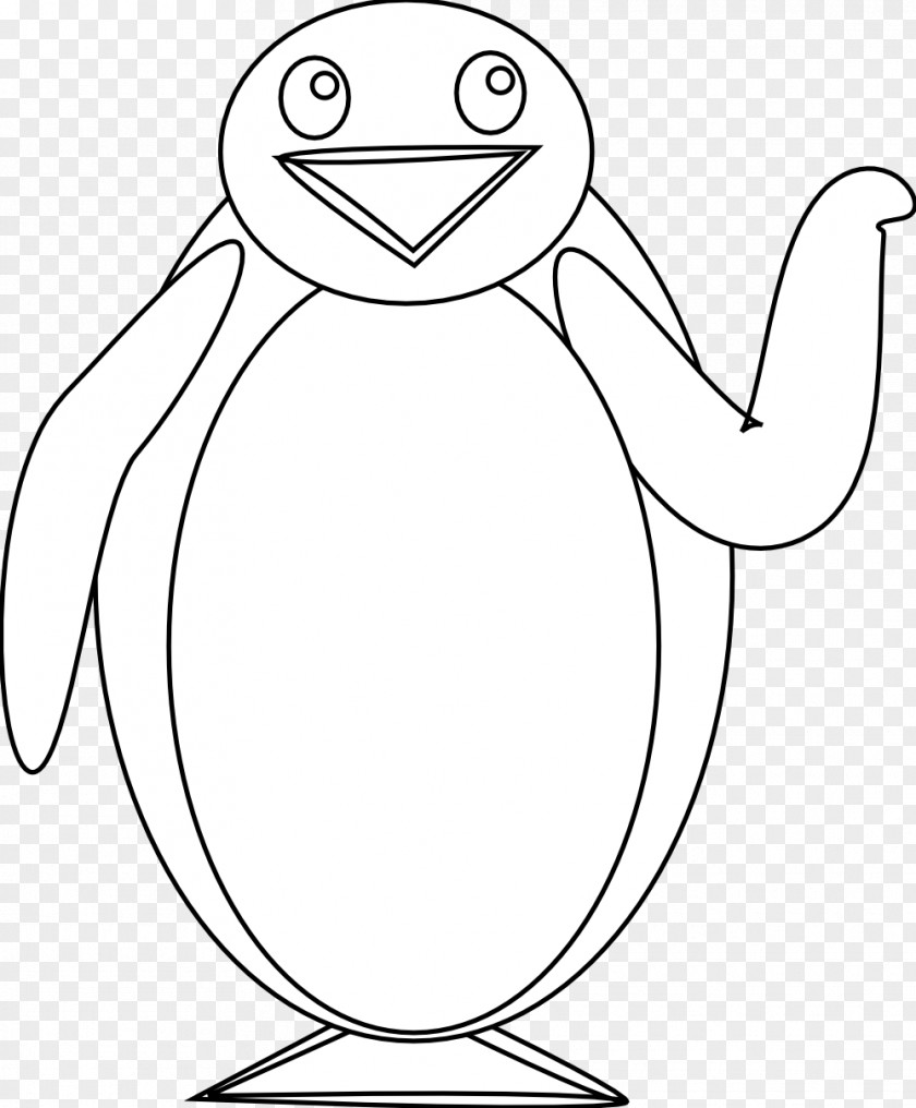 Black And White Cartoon Penguin Toad Drawing /m/02csf Line Art Clip PNG