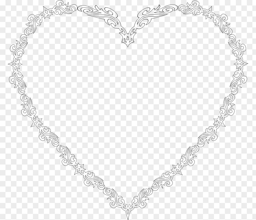 Fancy Line Heart Art Decorative Arts Ornament Clip PNG