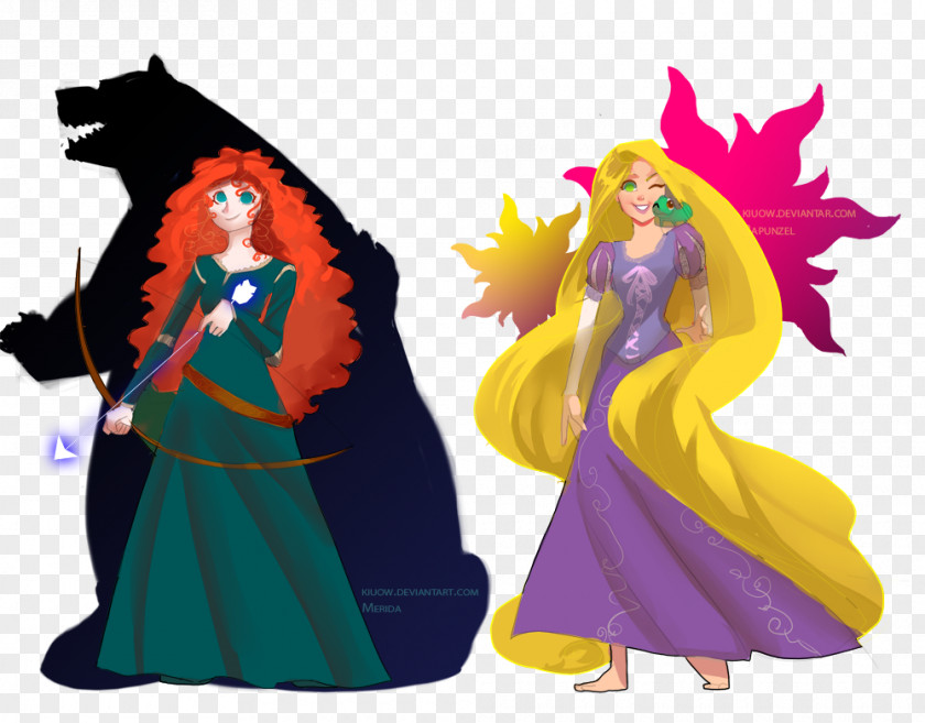 Merida Rapunzel Elsa Anna Disney Princess PNG