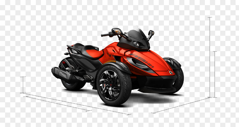 Motorcycle BRP Can-Am Spyder Roadster Motorcycles Malcolm Smith Motorsports Vehicle PNG