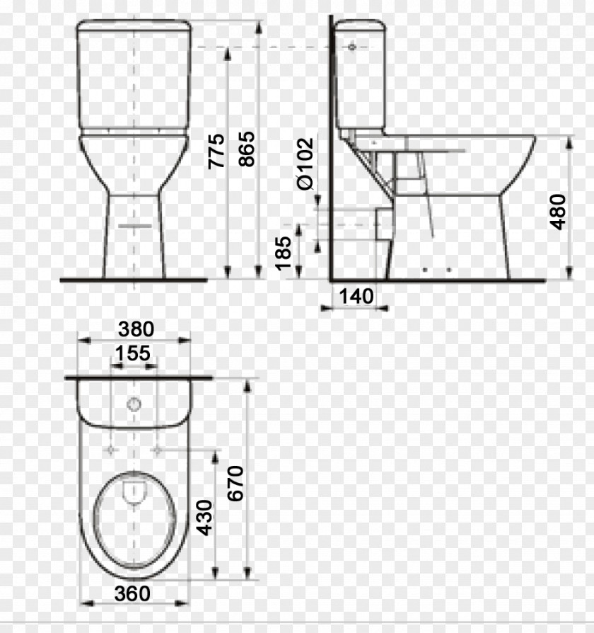 Prawn Roca Flush Toilet Bathroom Kompakt WC PNG