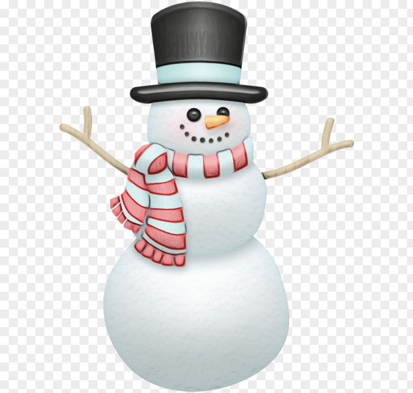 Snowman Wet Ink PNG