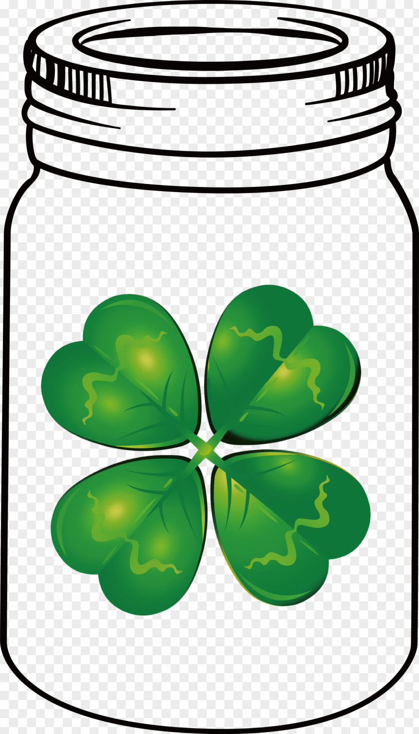 St Patricks Day Mason Jar PNG