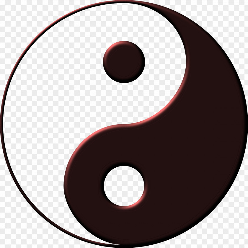 Yin Yang And Taoism Symbol Taijitu PNG