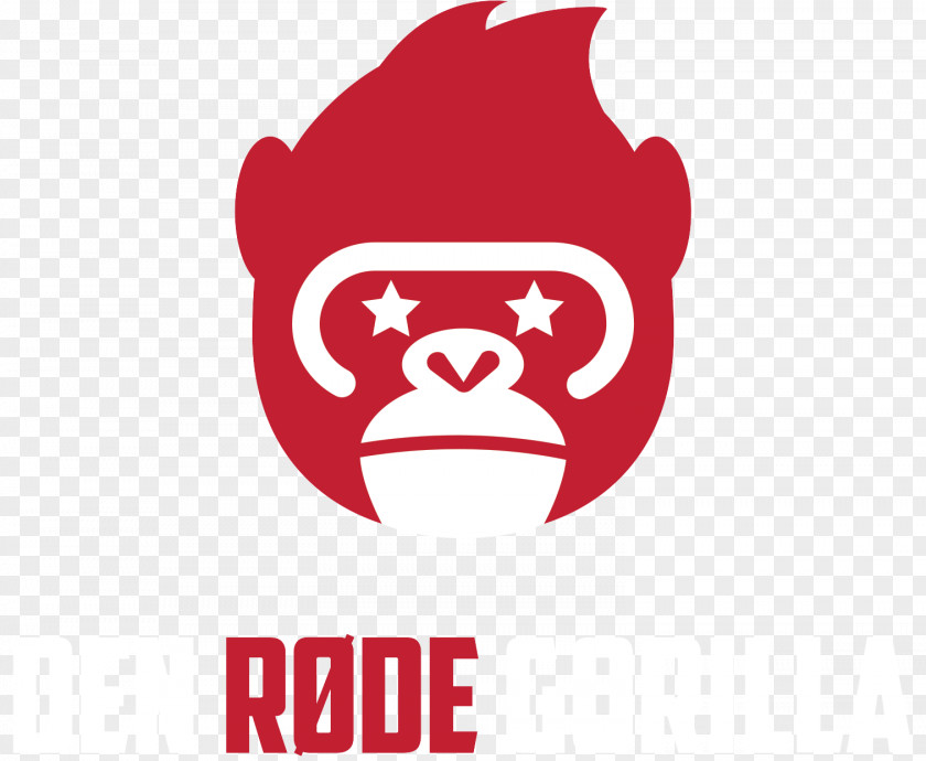 Gorilla Den Røde Menneskealder Logo PNG