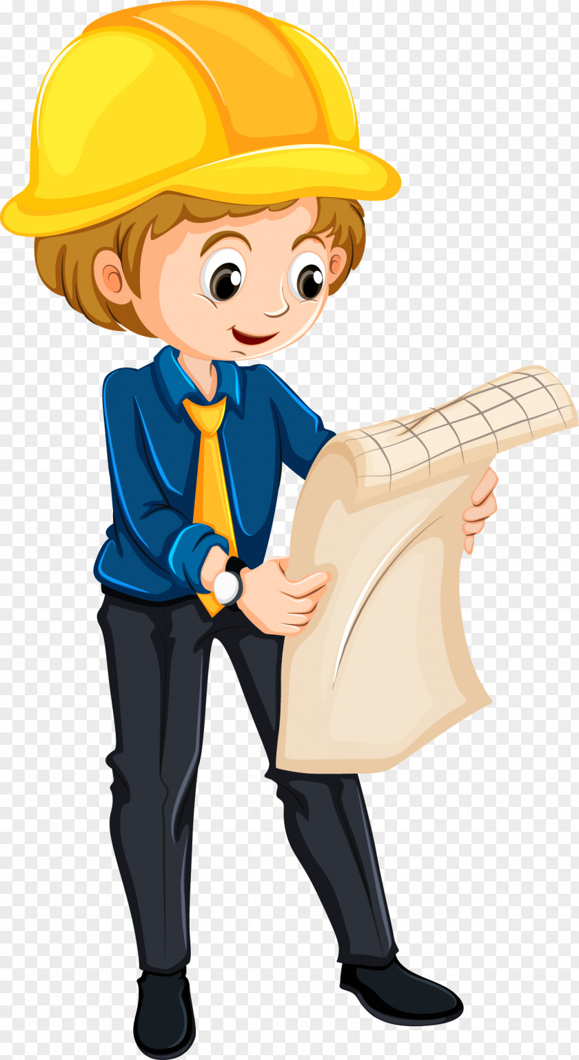 Holding The Drawings Of Engineers Engineering Clip Art PNG