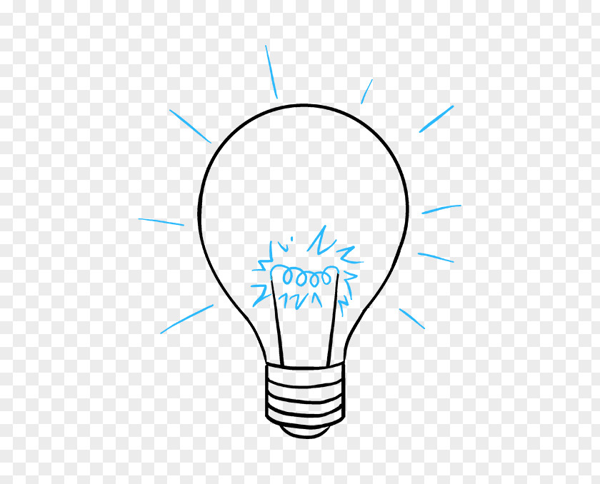 Light Clip Art Drawing Incandescent Bulb Image PNG
