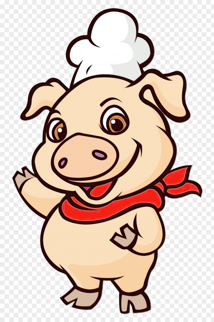 Livestock Domestic Pig Cartoon Clip Art Suidae Smile Happy PNG