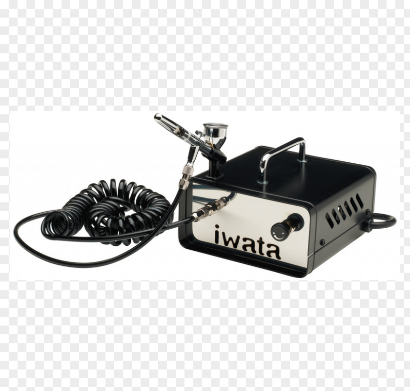 Paint Compressor Airbrush Anest Iwata Spray PNG