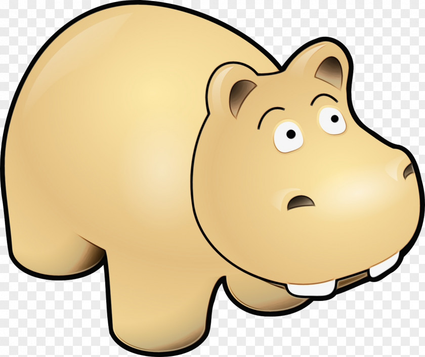 Brown Bear Animal Figure Cartoon Clip Art Nose Snout PNG